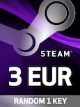 3 EUR Random 1 Key - Steam Key - GLOBAL