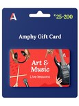 Art and Music Online Classes Gift Card 150 EUR - Amphy Key