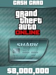 Grand Theft Auto Online: Megalodon Shark Cash Card (PC) 8 000 000 - Rockstar Key - UNITED STATES