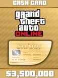 Grand Theft Auto Online: The Whale Shark Cash Card (PC) 3 500 000 - Rockstar Key - UNITED STATES