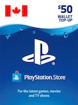 PlayStation Network Gift Card 50 CAD - PSN CANADA