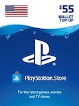 PlayStation Network Gift Card 55 USD - PSN Key - UNITED STATES