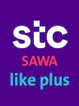 Sawa Plus Like - Sawa Cards Key - SAUDI ARABIA