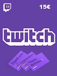Twitch Gift Card 15 EUR - twitch Key - NETHERLANDS