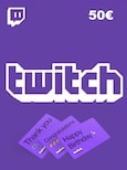 Twitch Gift Card 50 EUR - twitch Key - LUXEMBOURG