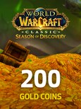WoW Classic Season of Discovery Gold 200G - Any Server Alliance - AMERICAS