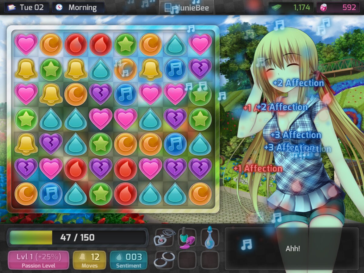 Huniepop All Pictures In Game