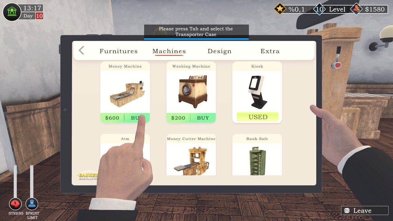 Banker Simulator PC Steam CD Key screenshot 2