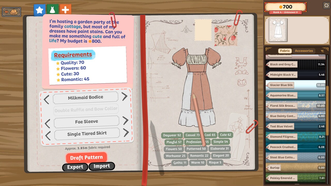 Dressmaker PC Steam Gift screenshot 6