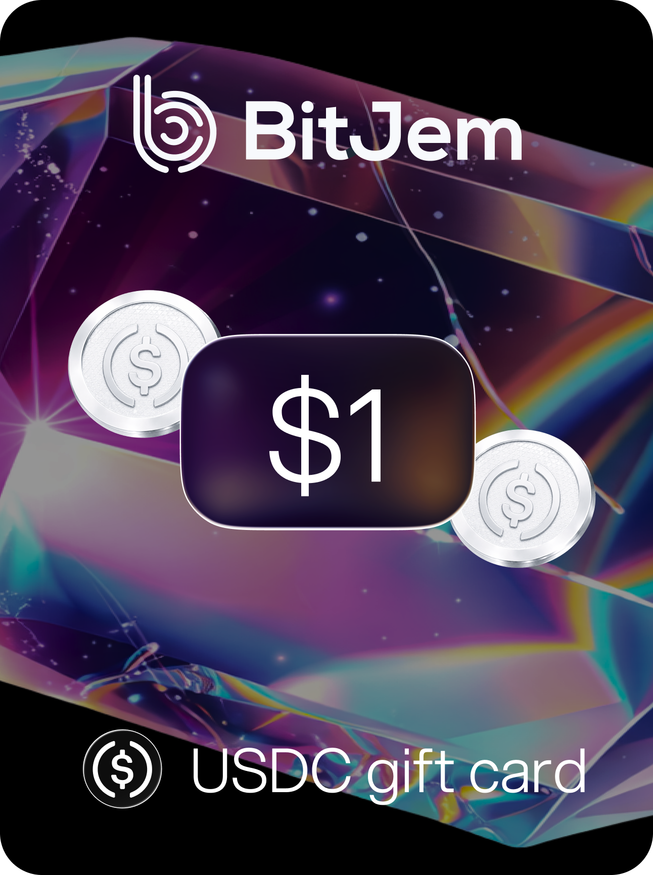 BitJem Crypto Gift Card USDC