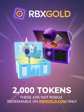 RBXGOLD Balance Gift Card 2000 Tokens - RbxGold Key - GLOBAL