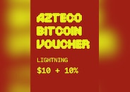 Azteco Bitcoin (Crypto) Lightning Voucher