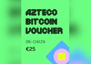 Azteco Bitcoin (Crypto) On-Chain Voucher 25 EUR