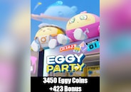 Eggy Party 3450 eggy coins + 423 Bonus