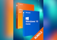 Microsoft Windows 10 Home & Microsoft Office Home & Business 2019 (Mac) bundle