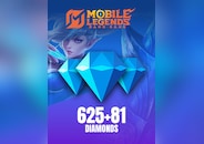 Mobile Legends: Bang Bang 625 + 81 Diamonds