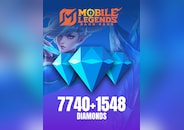 Mobile Legends: Bang Bang 7740 + 1548 Diamonds