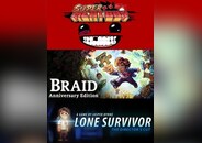 Super Meat Boy + Lone Survivor + Braid