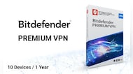 BitDefender Total Security & VPN Premium 10 Dispositivi 1 Anno - Nuovo