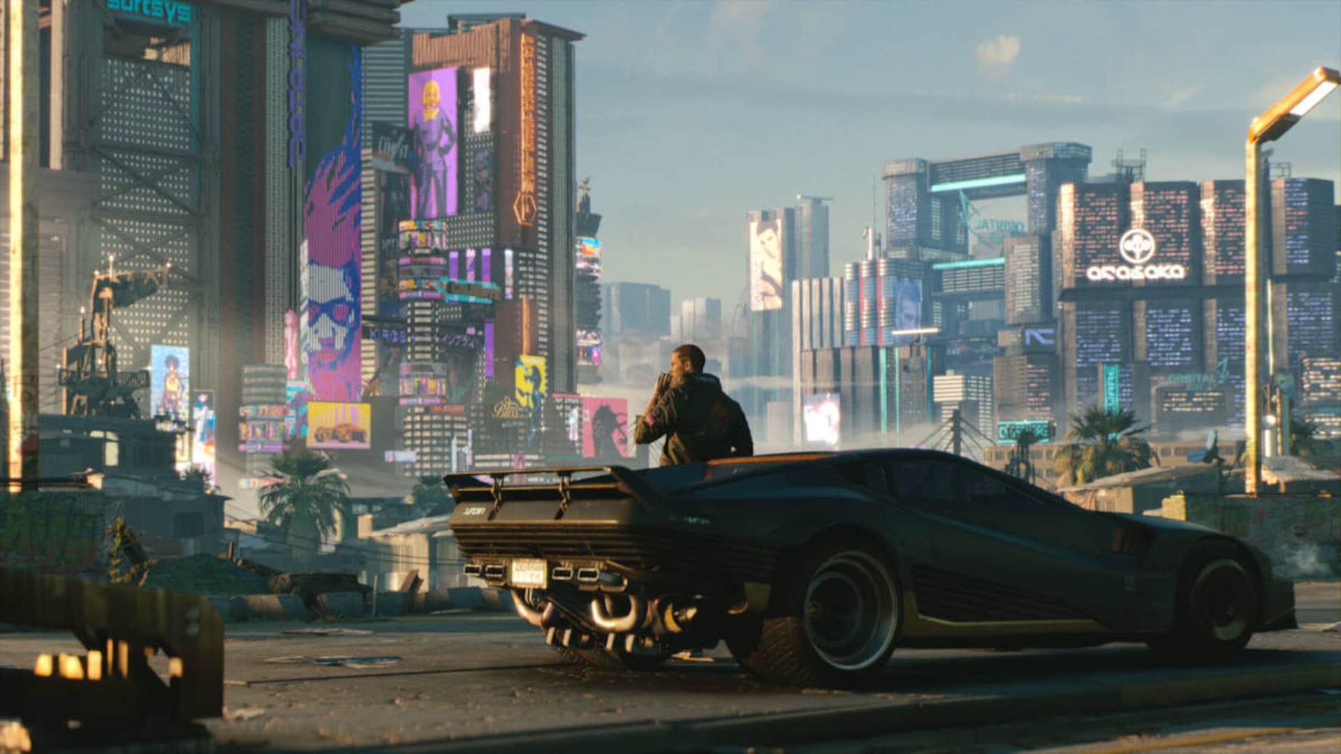 Cyberpunk 2077 gameplay in Night City
