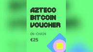 Azteco Bitcoin (Crypto) On-Chain Voucher 25 EUR - Azteco Key - GLOBAL