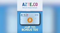 Azteco Bitcoin (Crypto) Lightning Voucher 10 USD Voucher + BONUS