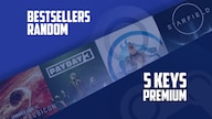 Bestsellers Random 5 Keys Premium (PC) - Steam Key  - GLOBAL