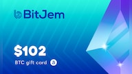 BitJem Crypto Gift Card Bitcoin 102 USD - BitJem Key