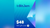 BitJem Crypto Gift Card Bitcoin 48 USD - BitJem Key