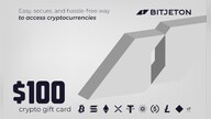 BitJeton Crypto Gift Card 100 USD - BitJeton Key - GLOBAL