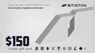 BitJeton Crypto Gift Card 150 USD - BitJeton Key - GLOBAL