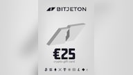 BitJeton Crypto Gift Card 25 EUR - BitJeton Key - GLOBAL