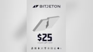 BitJeton Crypto Gift Card 25 USD - BitJeton Key - GLOBAL
