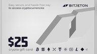 BitJeton Crypto Gift Card 25 USD - BitJeton Key - GLOBAL