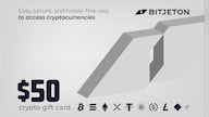BitJeton Crypto Gift Card 50 USD - BitJeton Key - GLOBAL