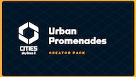 Cities: Skylines II - Creator Pack: Urban Promenades (PC) - Steam Key - GLOBAL