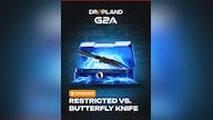 Counter Strike 2 RANDOM RESTRICTED VS. BUTTERFLY KNIFE SKIN BY DROPLAND.NET - Key - GLOBAL