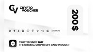 Crypto Voucher 200 USD - Key - GLOBAL