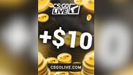 CSGOLive 10 USD Key