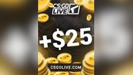 CSGOLive 25 USD Key