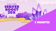 Discord Server Boost 20x 1 Month - Discord Boost Key - GLOBAL