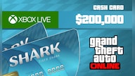Grand Theft Auto Online: Tiger Shark Cash Card 200000 Xbox Live Key GLOBAL