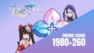 Honkai: Star Rail 1980 + 260 Oneiric Shards - GLOBAL