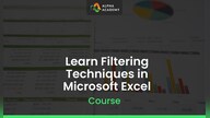 Learn Filtering Techniques in Microsoft Excel - Alpha Academy Key - GLOBAL