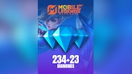 Mobile Legends: Bang Bang 257 Diamonds (234 Diamonds + 23 Bonus) - GLOBAL