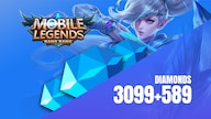 Mobile Legends: Bang Bang 3099 + 589 Diamonds - GLOBAL