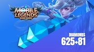 Mobile Legends: Bang Bang 625 + 81 Diamonds - GLOBAL