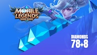 Mobile Legends: Bang Bang 78 + 8 Diamonds - GLOBAL