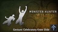 Monster Hunter Wilds - Gesture: Celebratory Knee Slide (PC) - Steam Key - GLOBAL