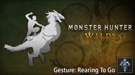 Monster Hunter Wilds - Gesture: Rearing To Go (PC) - Steam Key - GLOBAL